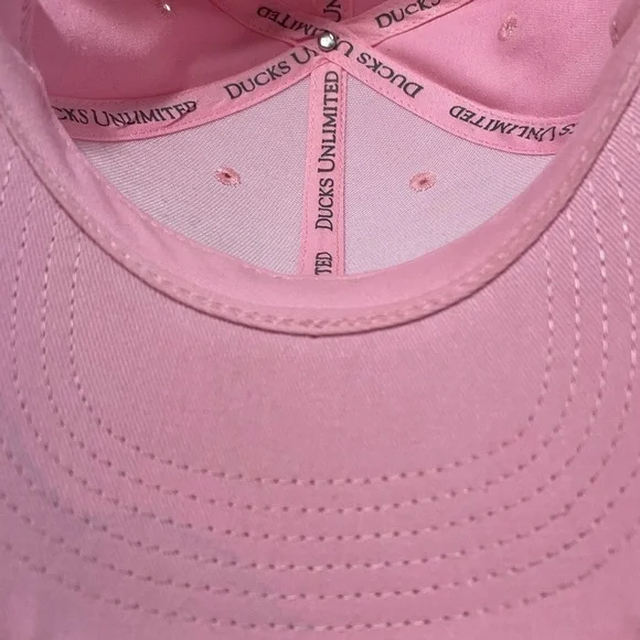 Pink Duck Unlimited Baseball Cap - Picture 5 of 6